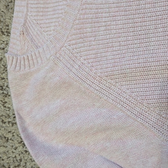 Talbots Marled Pink Tunic Sweater with Elbow Patches - Picture 8 of 8